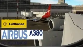 *** X PLANE 10 *** PilotsEYE AIRBUS A380 LUFTHANSA