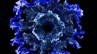 Blue Shockwave VFX effect black screen
