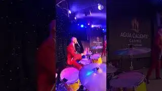 I should probably put that thing on silent 😅😆 #thedreamboats #drummer #blooper #livemusic #retro