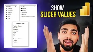 Display SELECTED Values From MULTIPLE Slicers