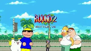 Mugen The Smithy Rules Teh World Rock UTTP and Manny vs Homer Simpson and Peter Griffin