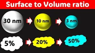 Surface to Volume ratio - Aspect ratio of nanomaterials