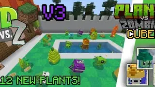Plants vs Zombies Cubed Beta 3 - Addon Bedrock Edition
