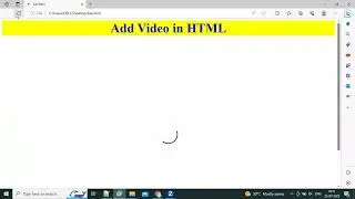 How to add video in html