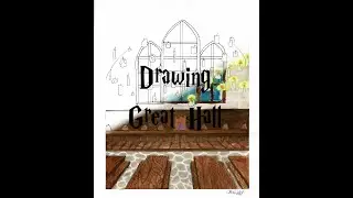Harry Potter⚡Watercolor | Great Hall 🎨 🕯