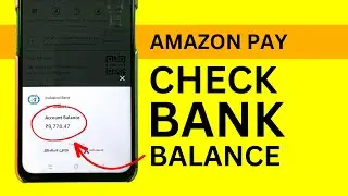 How to Check Total Balance in Amazon Pay? Check Balance in Amazon Pay