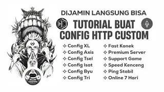 TUTORIAL CARA MEMBUAT CONFIG V2RAY DI HTTP CUSTOM DIJAMIN LANGSUNG BISA | CONFIG HTTP CUSTOM V2RAY