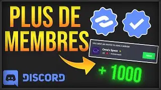 COMMENT AVOIR PLUS DE MEMBRES SUR VOTRE SERVEUR DISCORD (DiscordInvites)