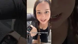 LOW BLOOD SUGAR 🧃😬 #t1d #typeonediabetes #diabetes #lowbloodsugar #youtubeshorts