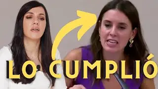LA ASQUEROSIDAD QUE DIJO IRENE MONTERO SE CUMPLIÓ. YA NO ES DELITO!