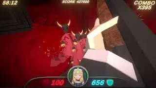 Making a game of a nun storming hell for fun