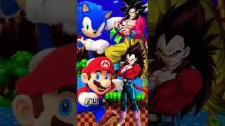 Sonic and Mario VS Goku and Vegeta