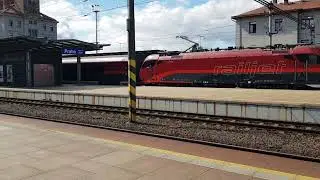 Regiojet Class 216 - 216231 departing Praha Hlavní nádraží Station on 10/09/24