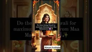 Do these during Diwali for maximum blessings from Maa Mahalakshmi 🕉️✨#diwalispecial #MaaMahalakshmi