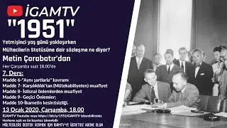 1951 - Ders #7: Mülteci Sözleşmesi Madde 6, 7, 8, 9, 10