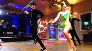 Clave y Tumbao Salsa Team at the I Love Bachata Social Los Angeles