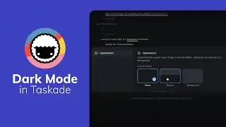 Dark Mode UI in Taskade - Productivity in Style for Night Owls