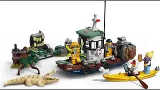 Lego Hidden Side 70419 Wrecked Shrimp Boat Speedbuild & Review!