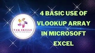 4 Basic Use of VLOOKUP Array in Microsoft Excel.