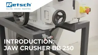 Jaw Crusher BB 250 - Introduction #RETSCH #jawcrusher #laboratoryinstruments
