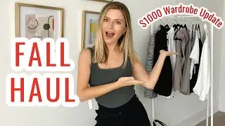 i spent $1000 to buy Fall clothes  (Aritzia + Loafers + Purse and more!)