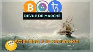 Analyse crypto & vagues d'Elliott. Bitcoin / Aave / Bch / Xtz / Ethereum | Attention à la correction