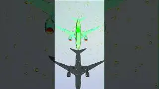 Boeing 787 airflow CFD simulation