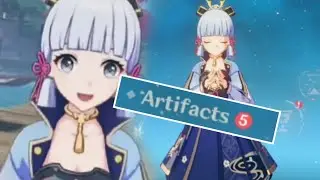 Ayaka, but NO ARTIFACTS!!