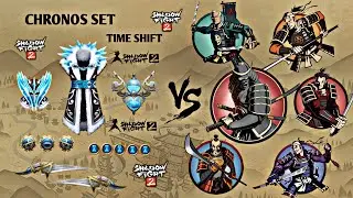 Shadow Fight 2 | Chronos Set vs Shogun and Bodyguards