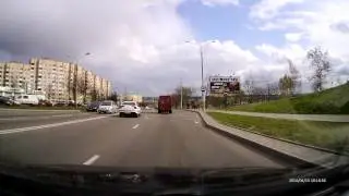 Гродно маршрутка режет маршрутку Гродно
