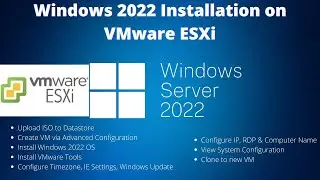 Install Windows Server 2022 on VMware