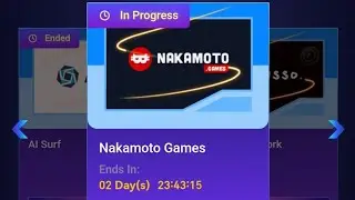 Gateio Answer and Earn Nakamoto Games $Naka All correct answers 💯