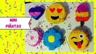 MINI PIÑATAS| DIY*¡¡¡Super Fácil y Barato!!!*TUTORIAL