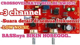 REVIEW AND TEST OF THE BELL BE-SW2075 ACTIVE CROSSOVER
