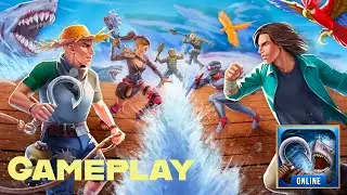 Raft survival multiplayer gameplay walkthrough 