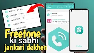 Freetone Free Number 2025 | Freetone Create Account | Freetune Calls & Texting app 2024-2025