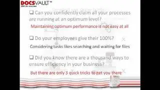 Smooth Business Processes with Docsvault
