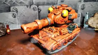 Как сделать FV215b (183) - Stopmotion, Покадровая лепка - Мультики про танки