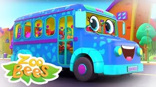 Räder auf dem Bus | Gedichte für Kinder | Kinderreime | Zoobees Deutschland | Kinderlieder
