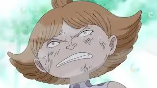 Luffy's first Conqueror haki after Time Skip