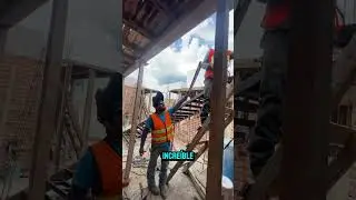 Proceso de escalera volada #architecture #arquitectura #construccion