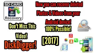 How to Recover Deleted Photos/Videos From Android || 100% Free & Work || 2017(NEW)