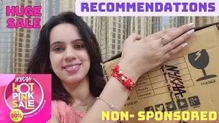 *HUGE* Nykaa HOT PINK SALE HAUL | Recommendations & What I ordered during sale | #nykaahotpinksale