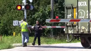 STOW AWAY? CN 2571 at Pine Orchard, Ontario