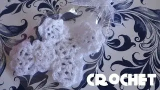 Cruz de crochet - Recuerdo de Primera Comunión