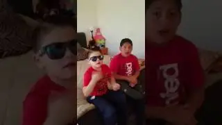 isaac y su brother,todos unos artistas.