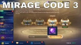 MIRAGE CODE 3 (01/28/2022)  -  500 DIAMOND ► MOBILE LEGENDS ADVENTURE