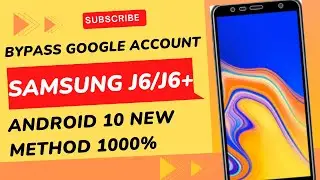Samsung J6/J6+ Bypass Google Account /Reset Frp 2020 New Method Working 100%