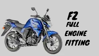 Yamaha Fz Full Engine & Half Engine Fitting Kasa Kara ! Gear Box & block piston Fitting