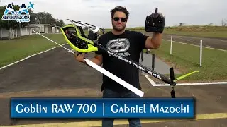 Gabriel Mazochi voando 3D BAIXO com seu Goblin RAW 700